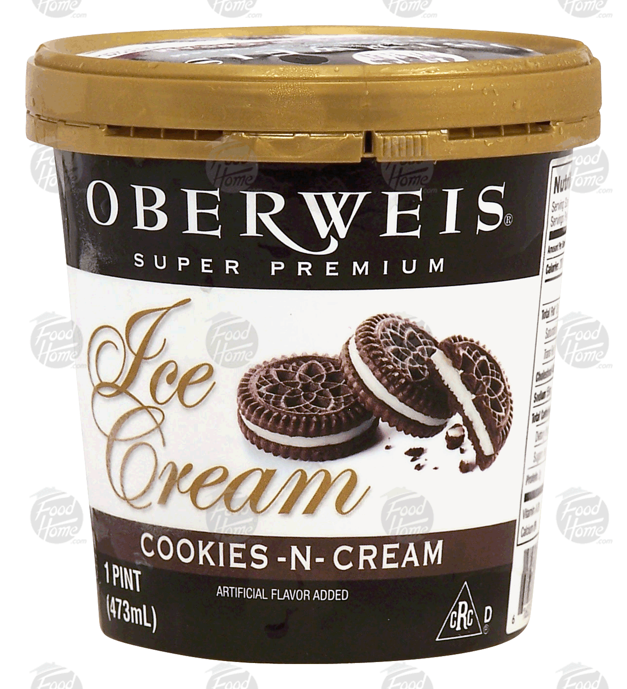 Oberweis Super Premium cookies-n-cream ice cream Full-Size Picture